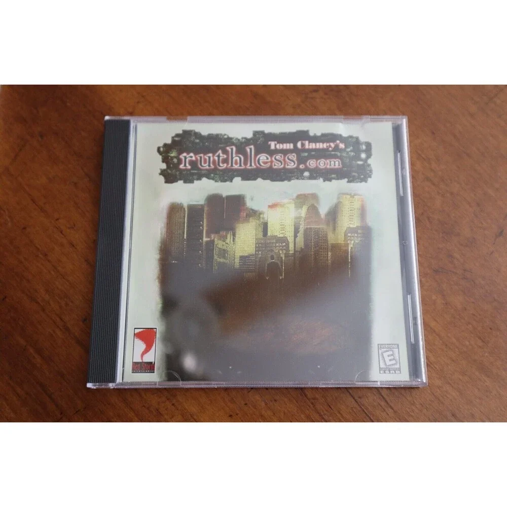 ROUGH Red Storm Tom Clancy's Ruthless.com Vintage PC Game 1998 Big Box